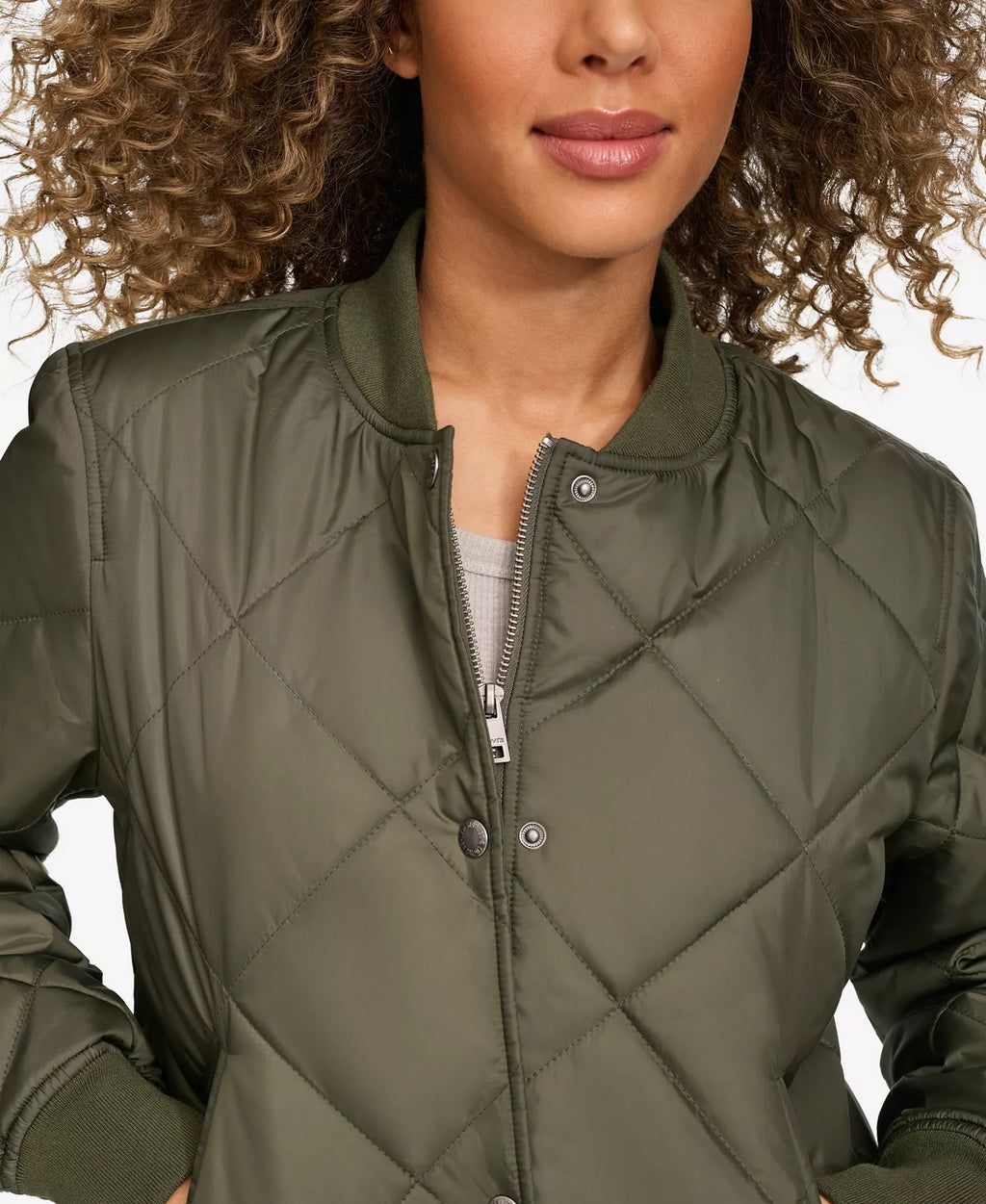Levi's Diamond Quilted Sherpa Lined Bomber Jacket
