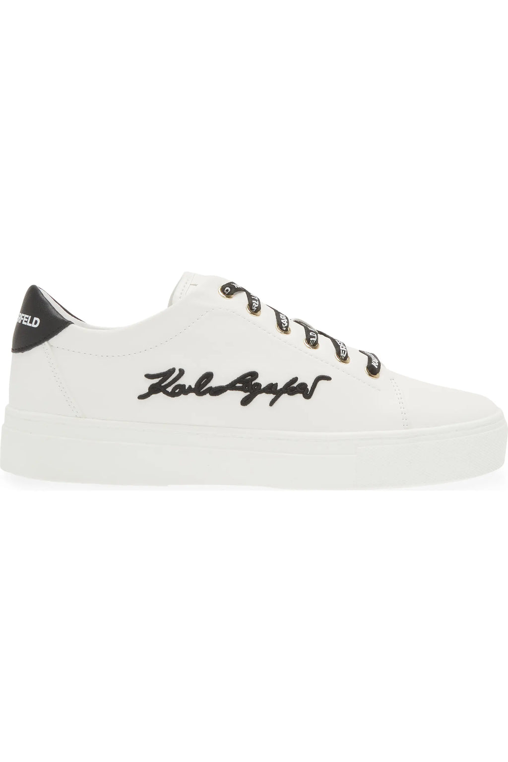Karl Lagerfeld Paris – Women's Cylie Low Top Sneaker (White/Black)