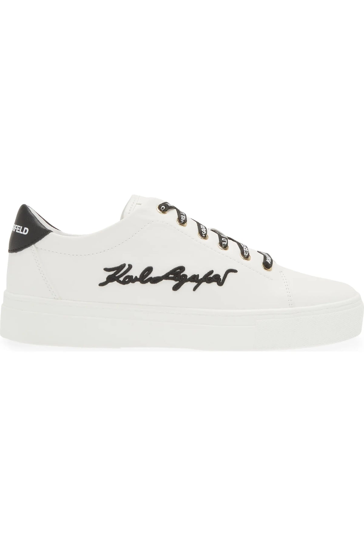 Karl Lagerfeld Paris – Women's Cylie Low Top Sneaker (White/Black)