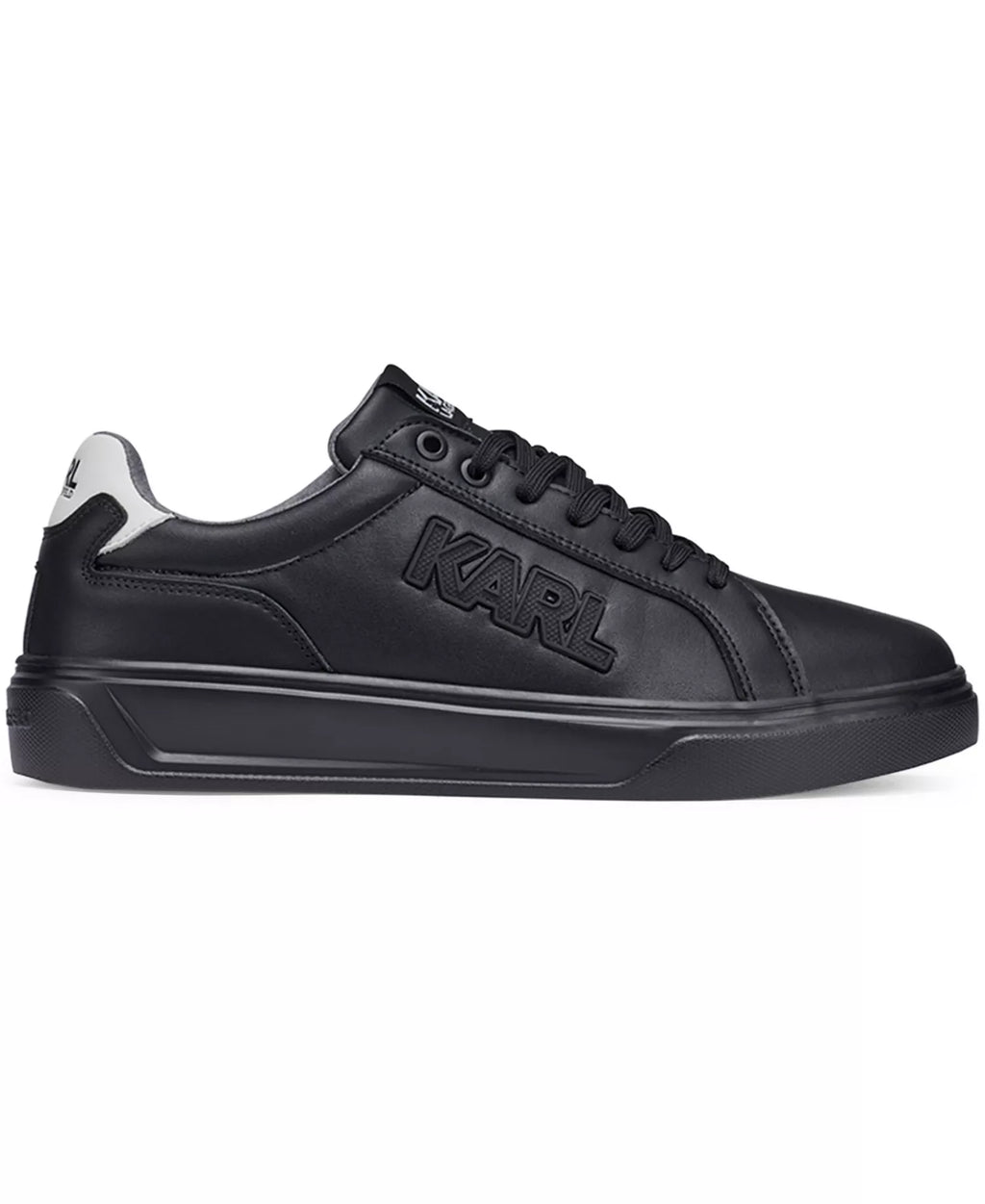 Karl Lagerfeld Paris -  Men`s Leather Side Karl Sneaker