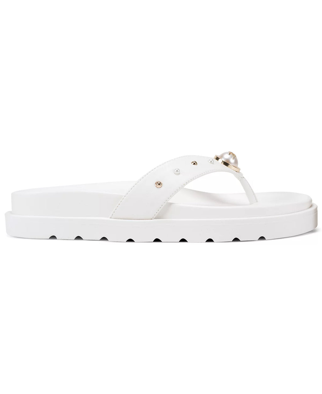 Karl Lagerfeld Paris – Women's Hayze Pearl Flip Flop Sandals