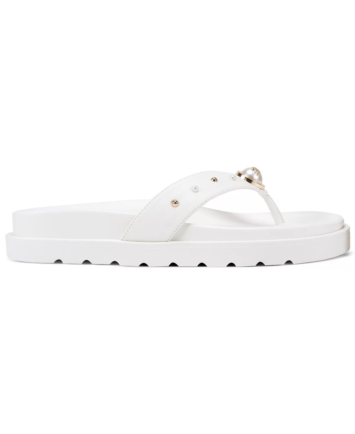 Karl Lagerfeld Paris – Women's Hayze Pearl Flip Flop Sandals