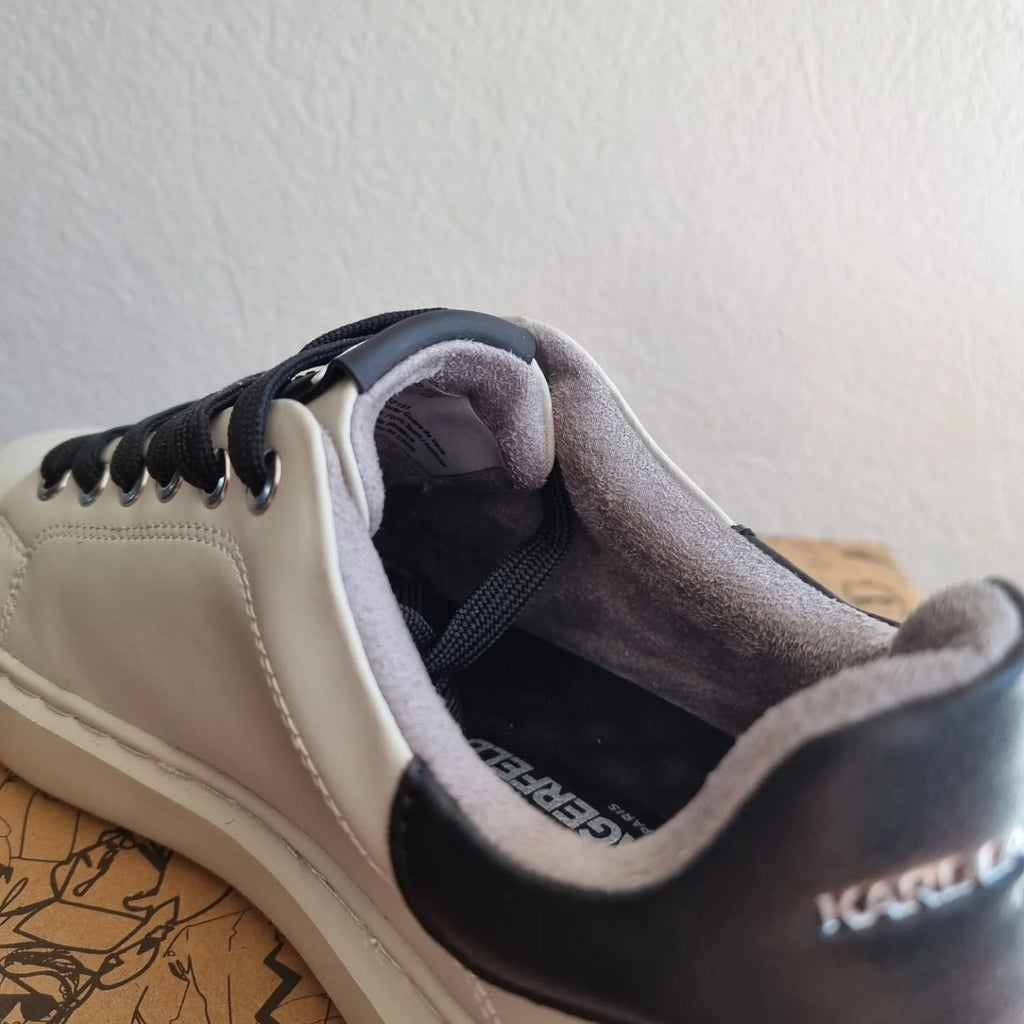 Karl Lagerfeld Paris Men's Everyday Essential Leather Sneaker
