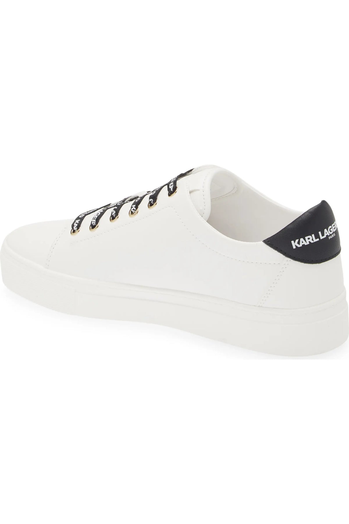 Karl Lagerfeld Paris – Women's Cylie Low Top Sneaker (White/Black)