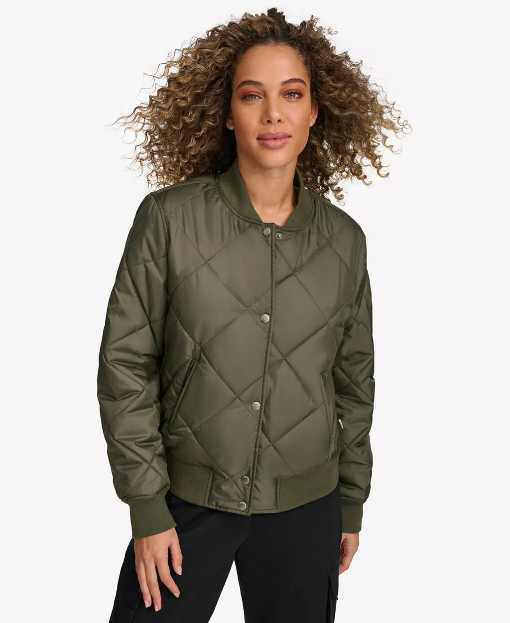 Levi's Diamond Quilted Sherpa Lined Bomber Jacket