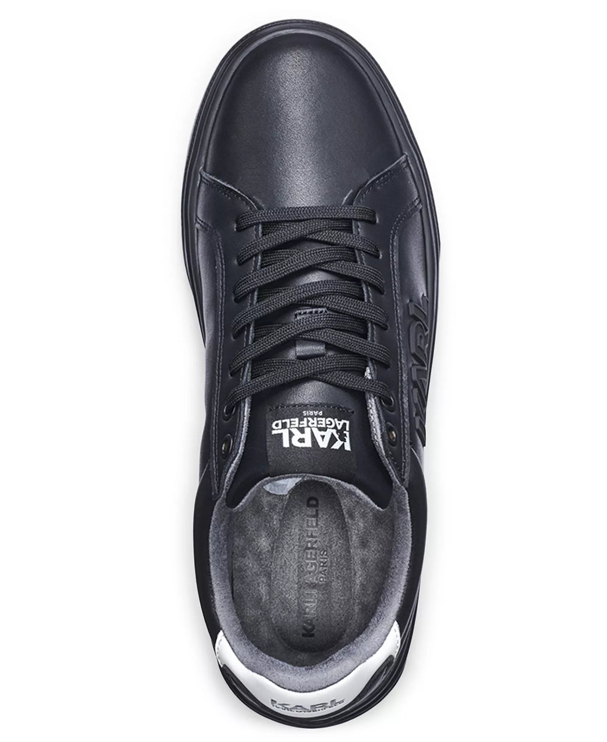 Karl Lagerfeld Paris -  Men`s Leather Side Karl Sneaker