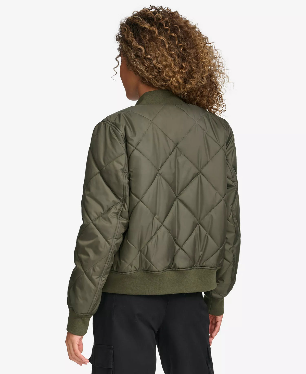 Levi's Diamond Quilted Sherpa Lined Bomber Jacket