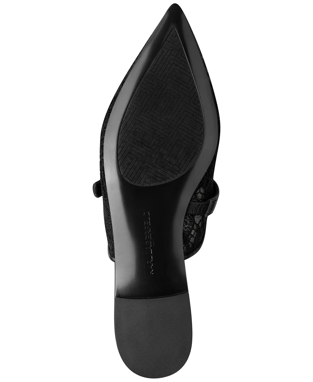 Karl Lagerfeld Paris Women's Vadyn Pointed-Toe Flats Black