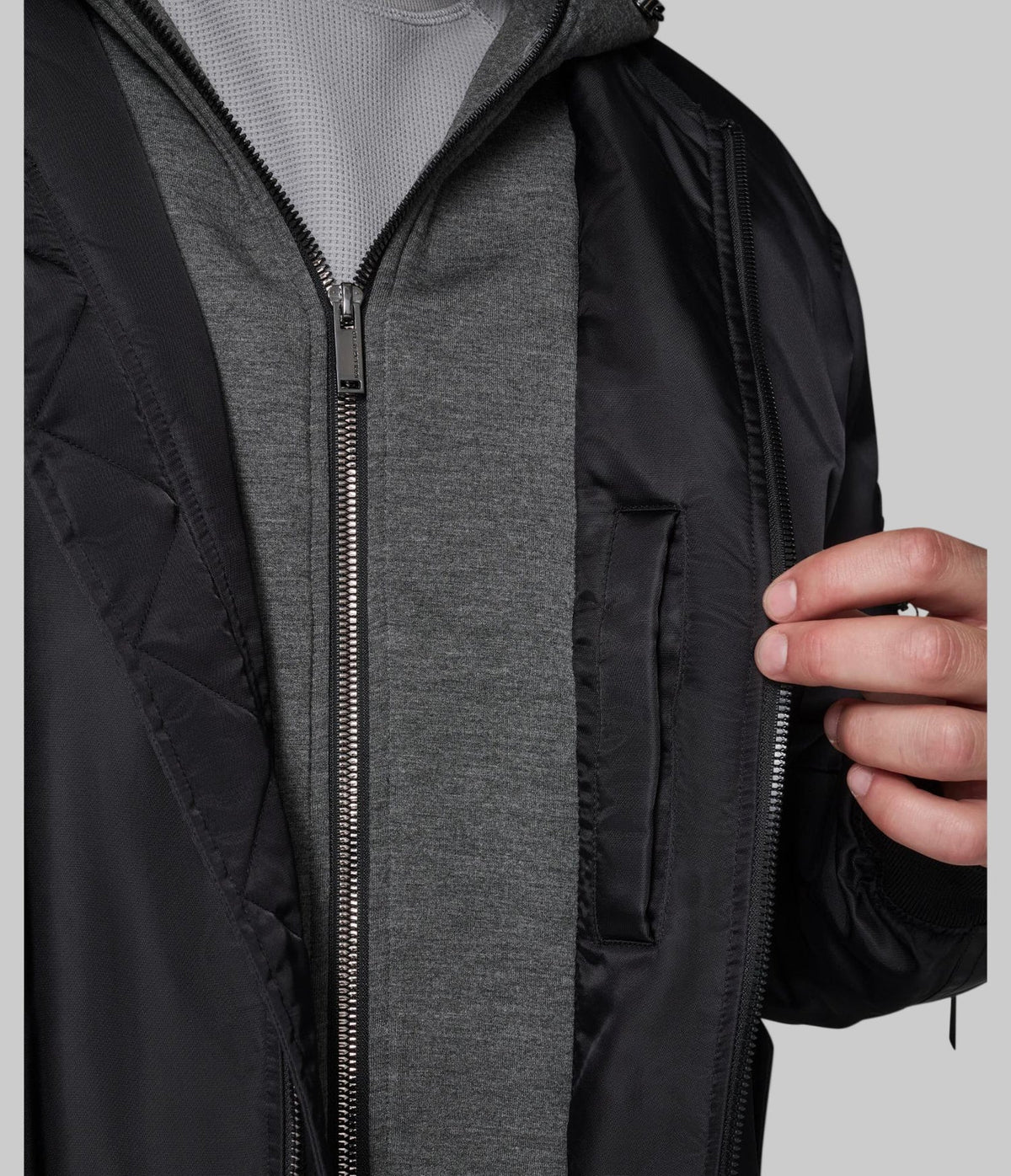 KARL LAGERFELD Full Zip Bomber Jacket