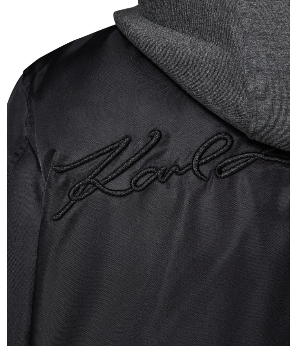 KARL LAGERFELD Full Zip Bomber Jacket